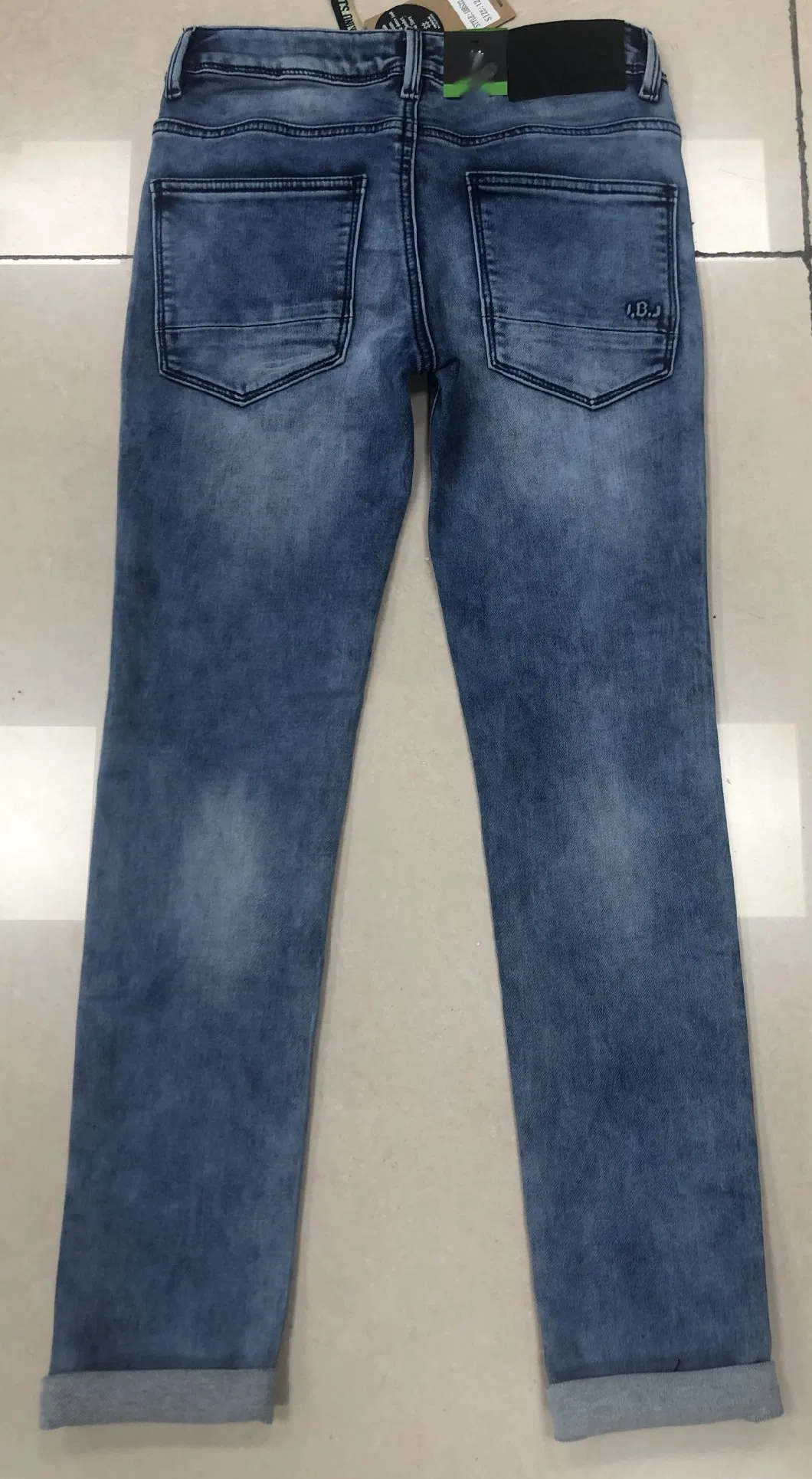Wolesales Boy′s Denim Pants Skinny Straight Kid′s Jeans OEM ODM Manufactory