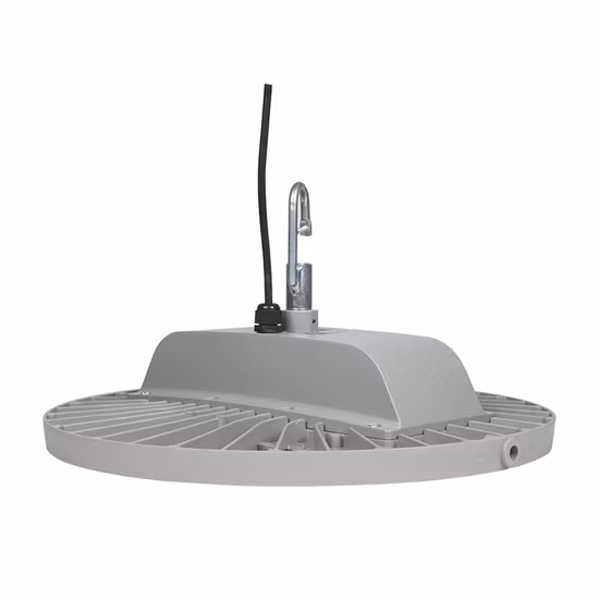 Lámparas de alta bahía del UFO LED de la prenda impermeable 100W 150W 200W 240W del gimnasio del almacén del poder más elevado