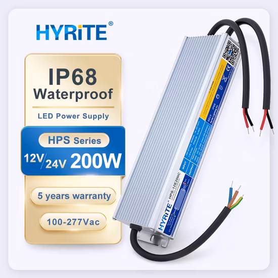 300W de alta eficiencia con fuente de alimentación LED PFC Controlador LED resistente al agua IP67